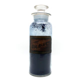 Handblown Antique Apothecary Bottle Full of Soluble Blue Pigment