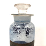 Handblown Antique Apothecary Bottle Full of Soluble Blue Pigment