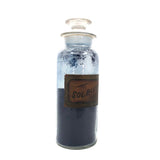 Handblown Antique Apothecary Bottle Full of Soluble Blue Pigment