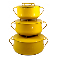 Yellow Danish-Style Cookware Set - Gil & Roy Props