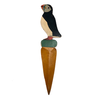 Hand-painted Puffin Letter Opener, Presumed Grenfell Mission