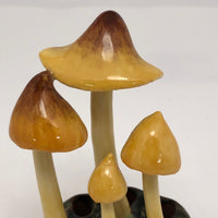 Lorentzen Lantz Nova Scotia Ceramic Mushroom Sculpture Flower Frog