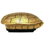 Black and Gold Lacquer Turtle Shaped Box