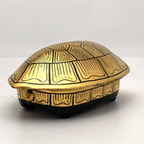 Black and Gold Lacquer Turtle Shaped Box