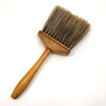 Antique Horsehair Paintbrush with Threaded Handle and Gorgeous Patina