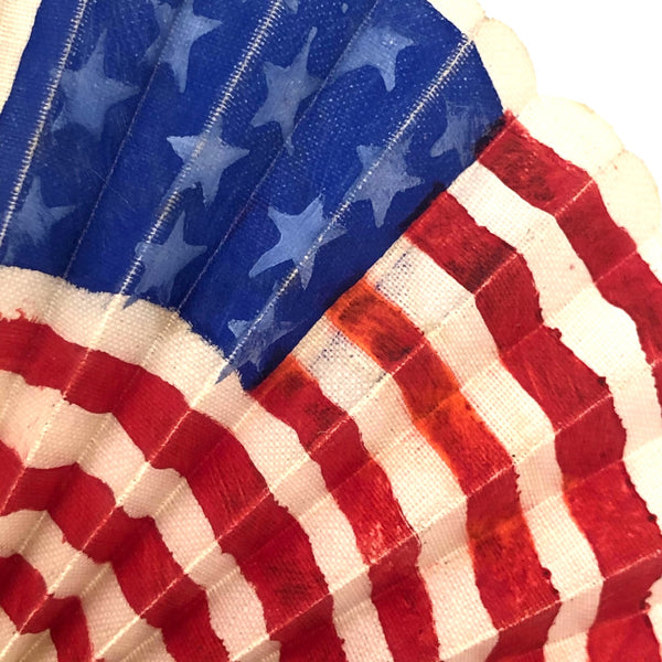 vertical vintage american flag background
