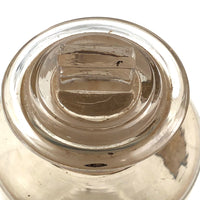 19th Century Hand-blown Large "Ferri Subcarb" Apothecary Jar