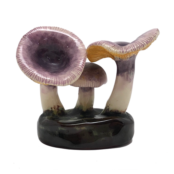 Lorenzen Lantz, Nova Scotia Purple and Yellow Mushroom Sculpture