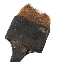 Beautiful Old Much Paintbrush with Make Do Repair