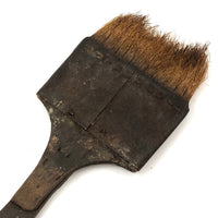 Beautiful Old Much Paintbrush with Make Do Repair