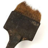 Beautiful Old Much Paintbrush with Make Do Repair