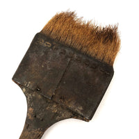 Beautiful Old Much Paintbrush with Make Do Repair