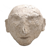 Wonderfully Done Papier Mache Head of Man with Large Ears