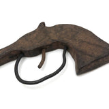 Old Carved Toy Gun with Wire Trigger