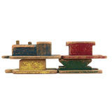 Sweet Old Painted Wooden Toy Train with Good Color