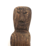 Curious Old Carved Spiral Man