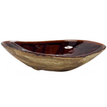 Mid-Century Japanese Large Boat-Shaped Ceramic Bowl