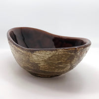 Mid-Century Japanese Large Boat-Shaped Ceramic Bowl