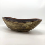 Mid-Century Japanese Large Boat-Shaped Ceramic Bowl