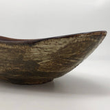 Mid-Century Japanese Large Boat-Shaped Ceramic Bowl