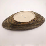 Mid-Century Japanese Large Boat-Shaped Ceramic Bowl