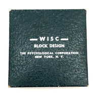 WISC (Wechsler Intelligence Scale for Children) Test Puzzle: Block Design