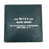 WISC (Wechsler Intelligence Scale for Children) Test Puzzle: Block Design