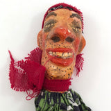 Handmade Vintage Papier Mache and Cloth Punch Puppet