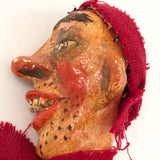 Handmade Vintage Papier Mache and Cloth Punch Puppet