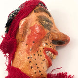 Handmade Vintage Papier Mache and Cloth Punch Puppet