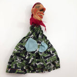 Handmade Vintage Papier Mache and Cloth Punch Puppet