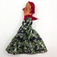 Handmade Vintage Papier Mache and Cloth Punch Puppet