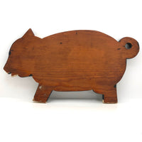 Old Painted Pig Cutting Board