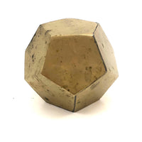 Lovely Old Hand Soldered Brass Dodecahedron