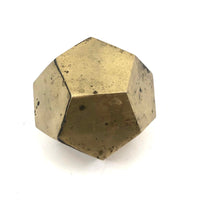 Lovely Old Hand Soldered Brass Dodecahedron