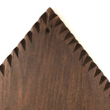 Angular Old Chip-Carved Folk Art Wall Shelf