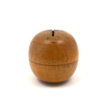 Fernald's Lovely Old Round Treen Coin Bank