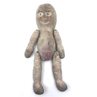 Curious Old Amish Rag Doll with Lost Face