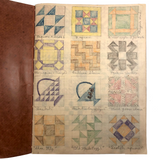 Anna Green's Wonderful 1930s Quilting Notebook with Hand-drawn Patterns