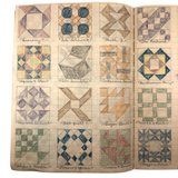 Anna Green's Wonderful 1930s Quilting Notebook with Hand-drawn Patterns