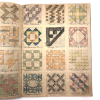 Anna Green's Wonderful 1930s Quilting Notebook with Hand-drawn Patterns