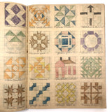 Anna Green's Wonderful 1930s Quilting Notebook with Hand-drawn Patterns