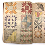 Anna Green's Wonderful 1930s Quilting Notebook with Hand-drawn Patterns