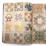 Anna Green's Wonderful 1930s Quilting Notebook with Hand-drawn Patterns