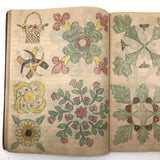 Anna Green's Wonderful 1930s Quilting Notebook with Hand-drawn Patterns