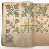 Anna Green's Wonderful 1930s Quilting Notebook with Hand-drawn Patterns