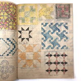 Anna Green's Wonderful 1930s Quilting Notebook with Hand-drawn Patterns