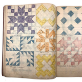 Anna Green's Wonderful 1930s Quilting Notebook with Hand-drawn Patterns