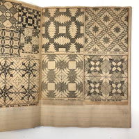 Anna Green's Wonderful 1930s Quilting Notebook with Hand-drawn Patterns