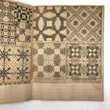 Anna Green's Wonderful 1930s Quilting Notebook with Hand-drawn Patterns